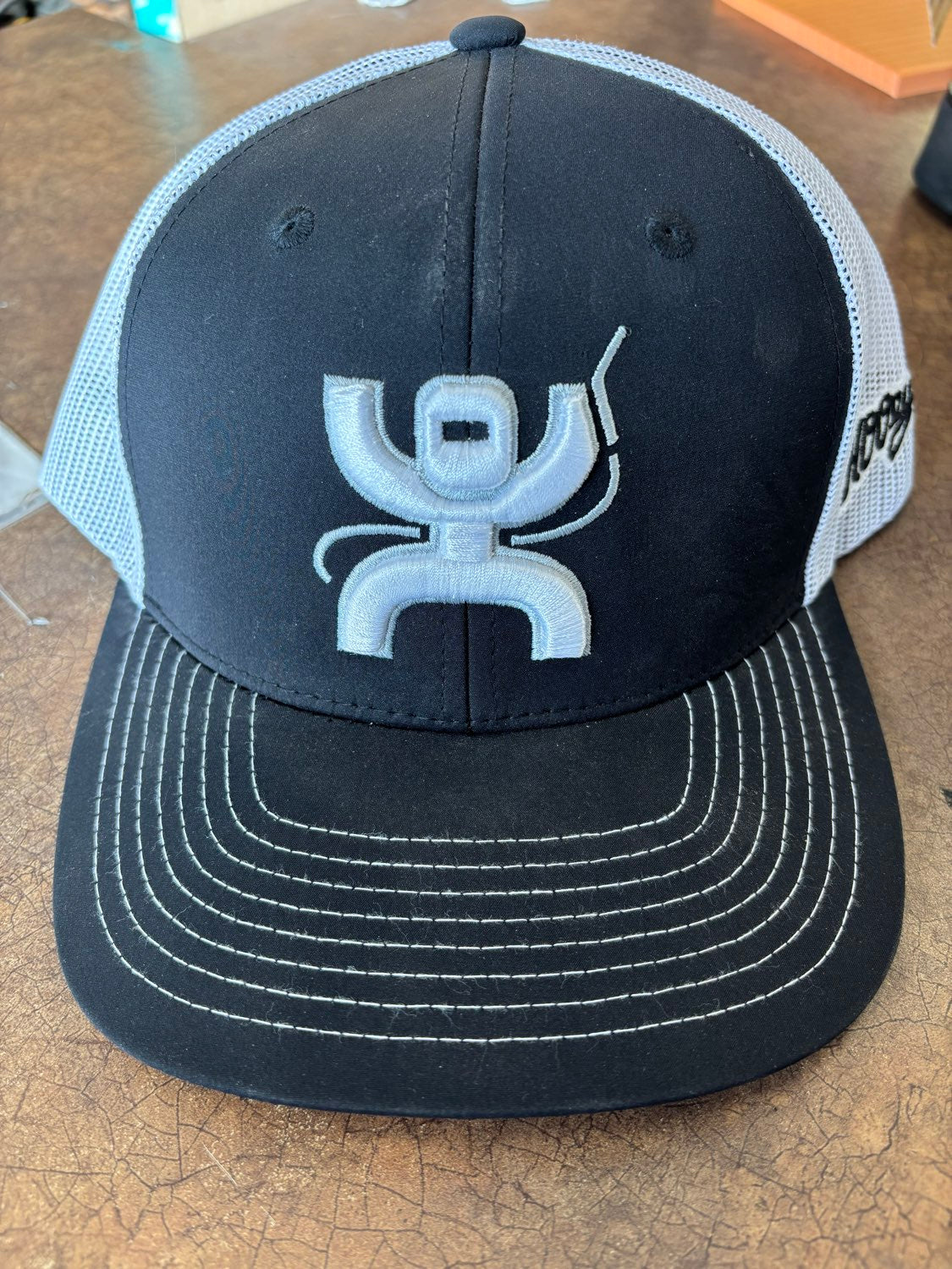 Black, White Hooey Brand New Hat