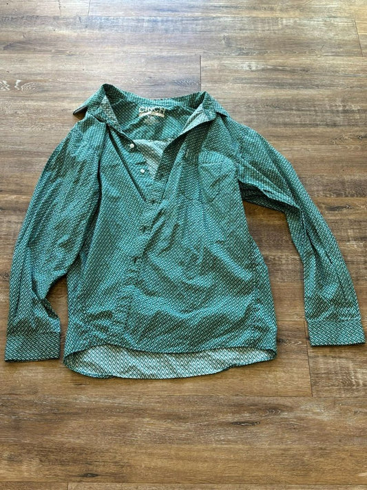 Brand New, Teal Cinch Men's Modern Fit, button down, XXL