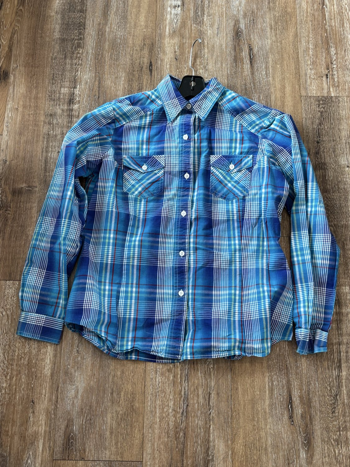 Blue Passport Western Shirt, Large