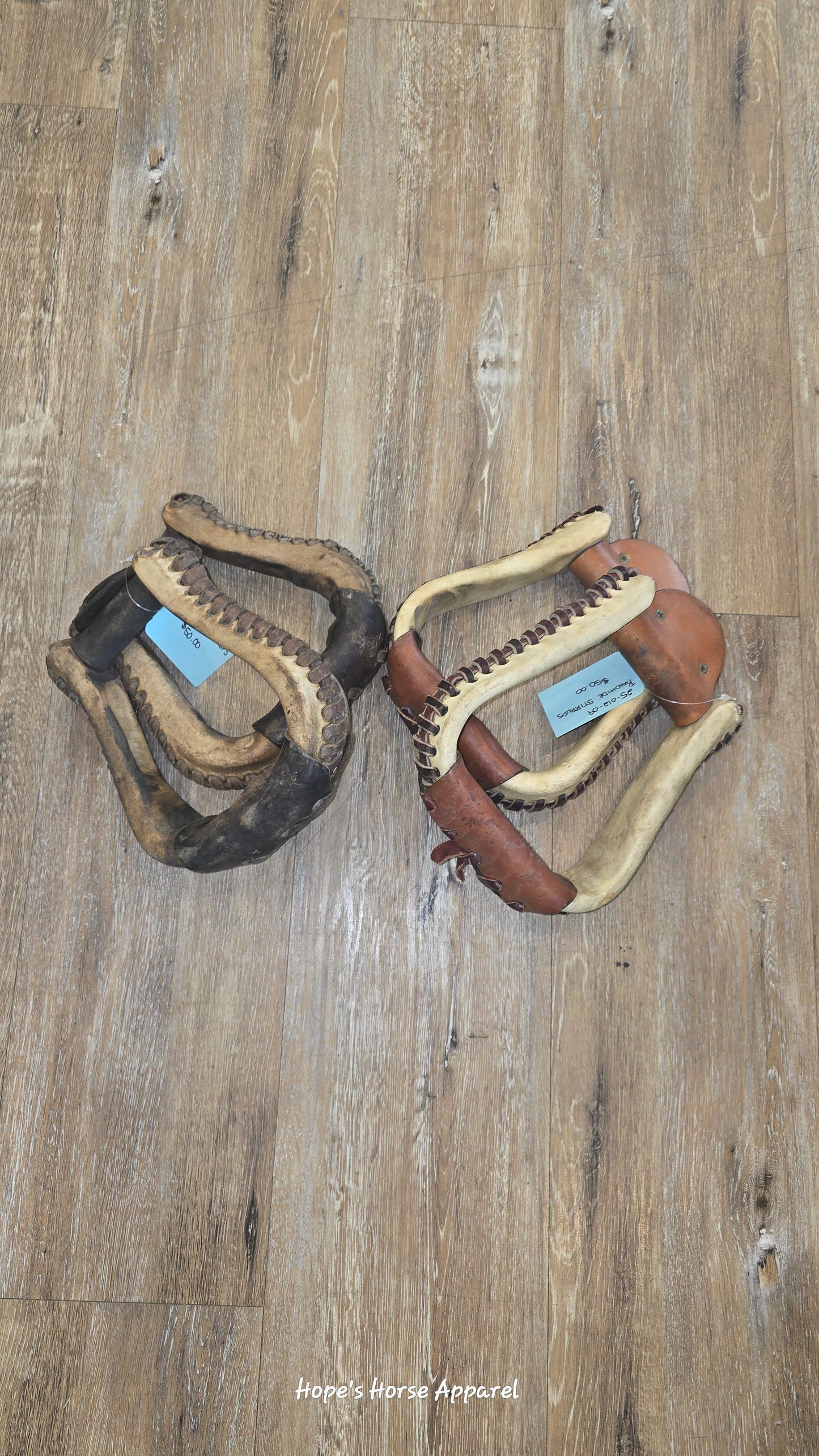 Rawhide Stirrups