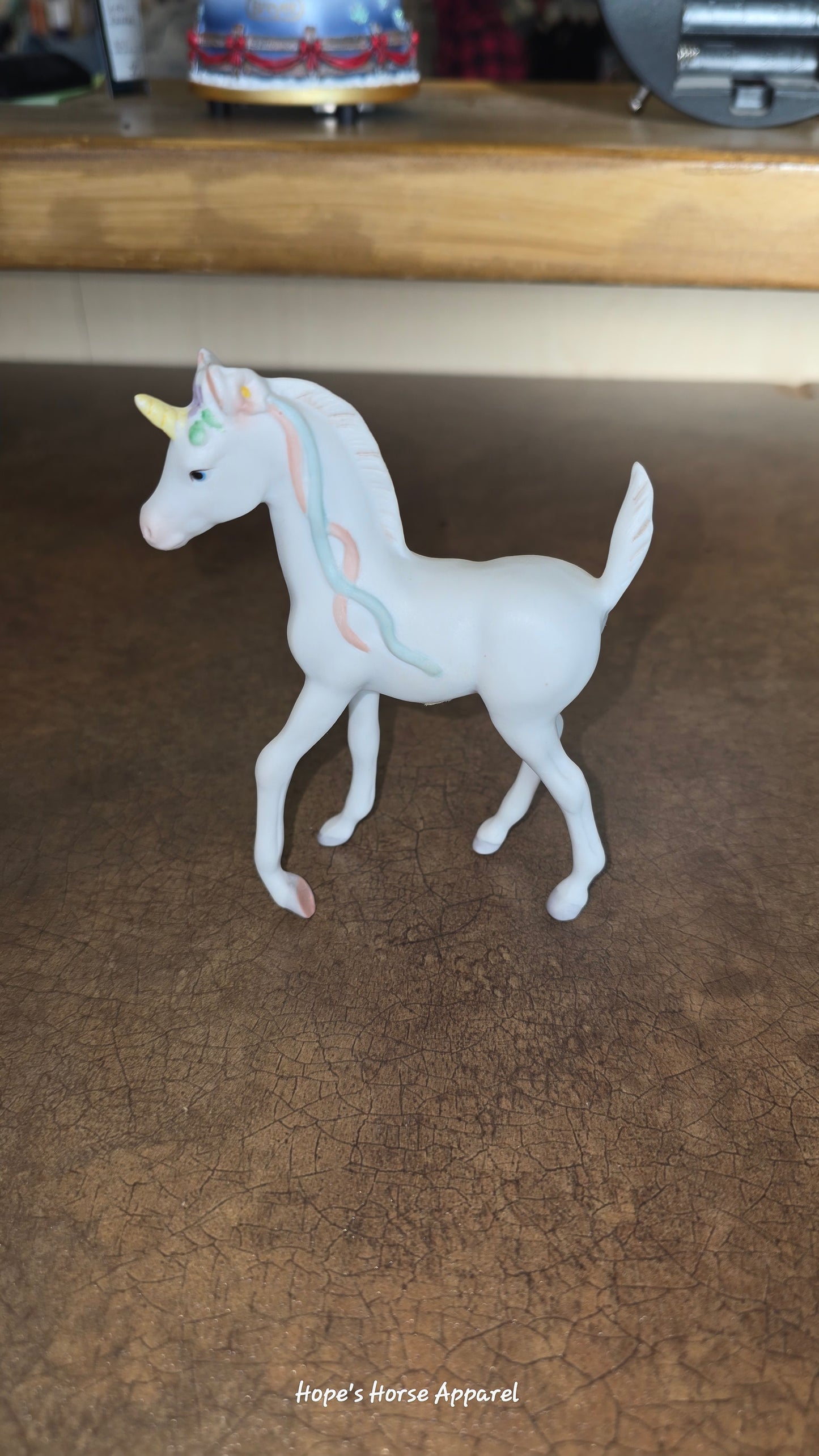 Porcelain Unicorn Decoration