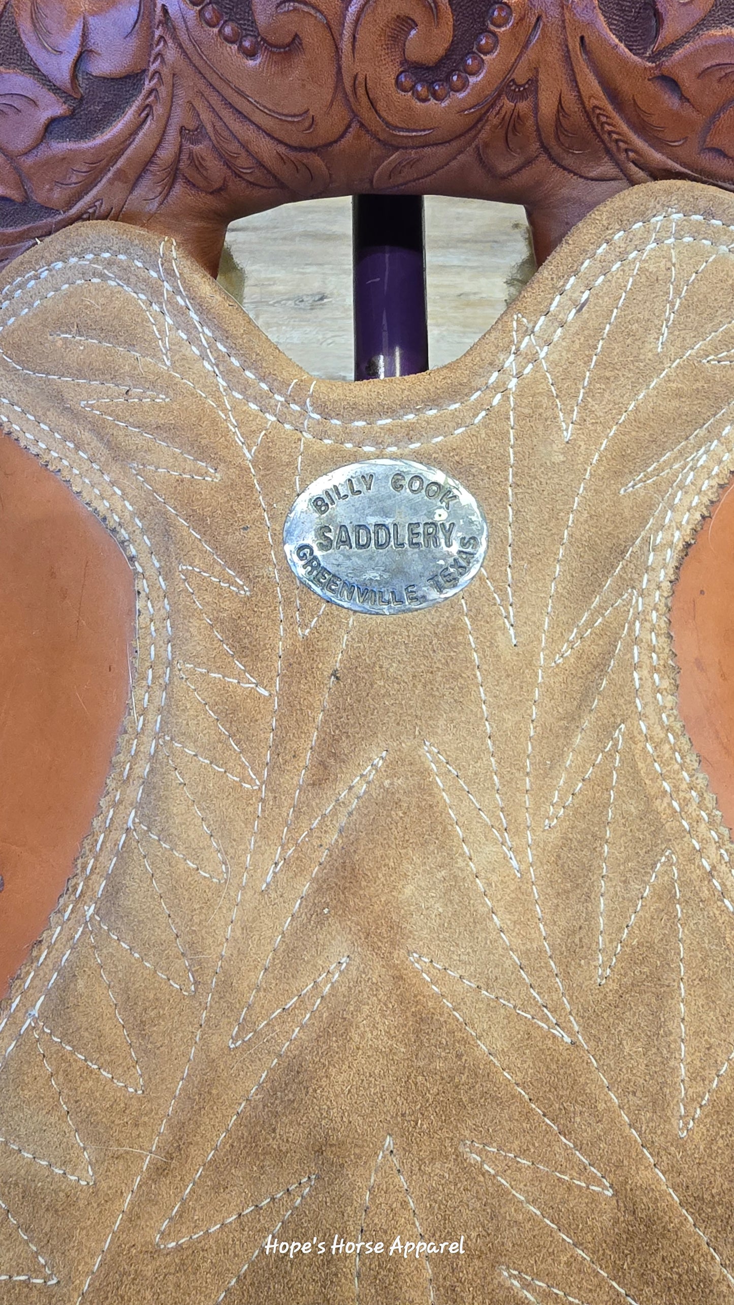 Original Billy Cook Rope Saddle
