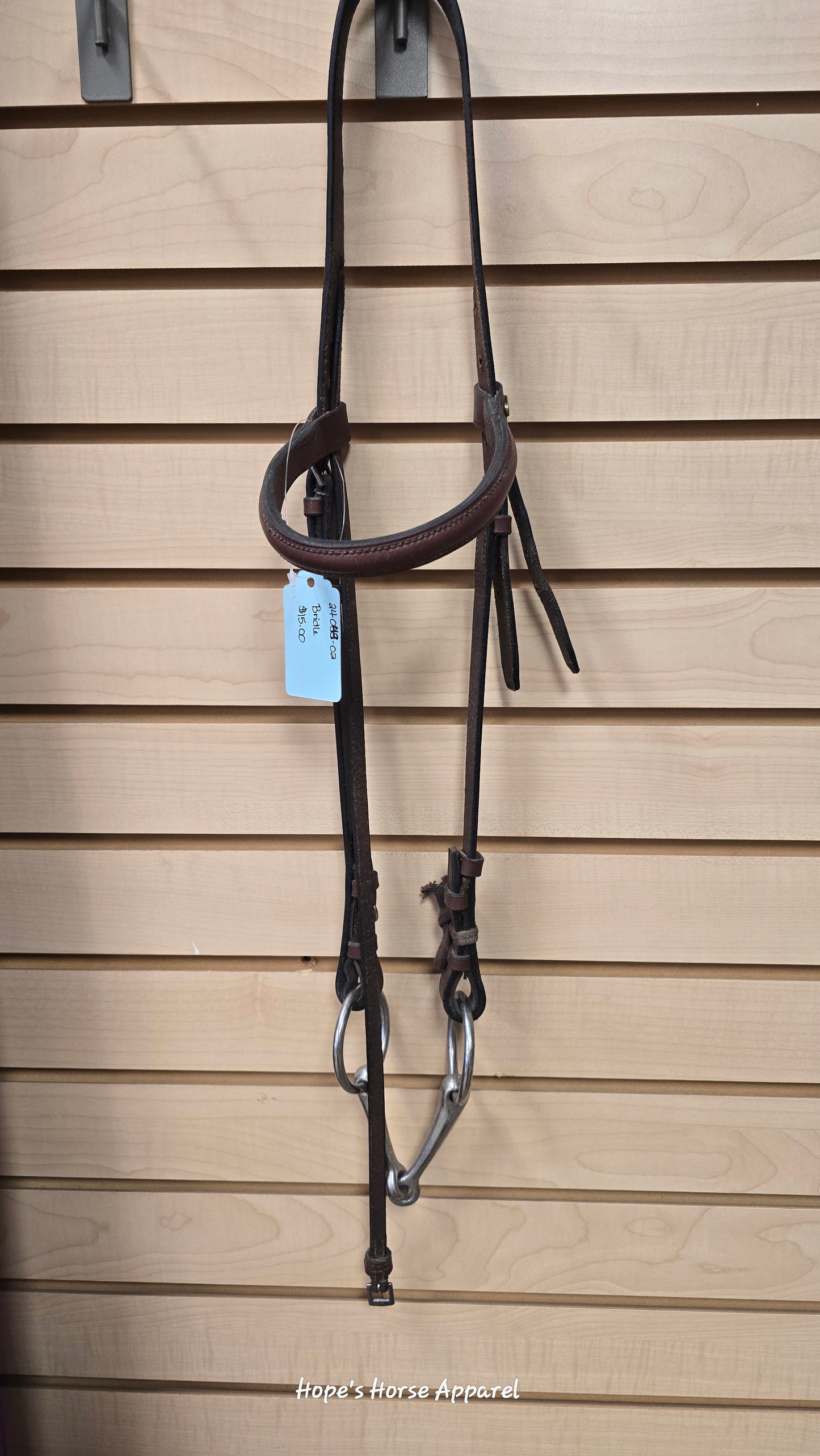 English bridle with loose Ring