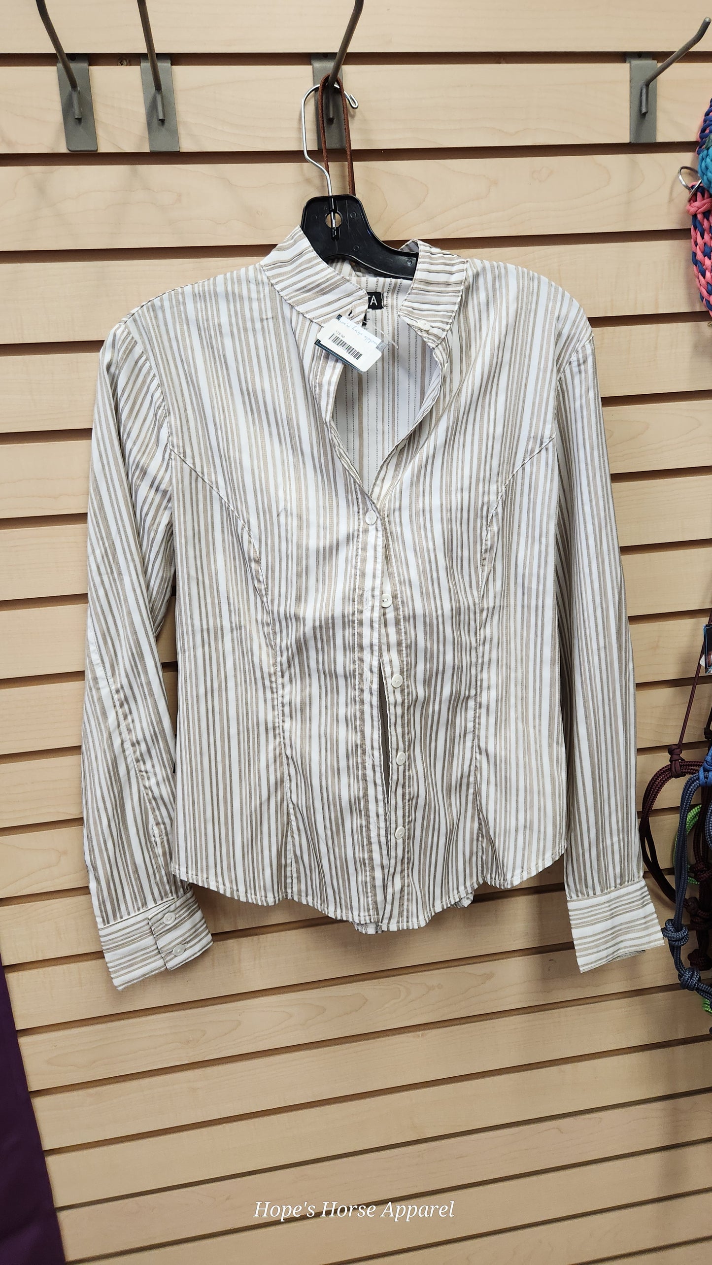 Beige & White Show Shirt