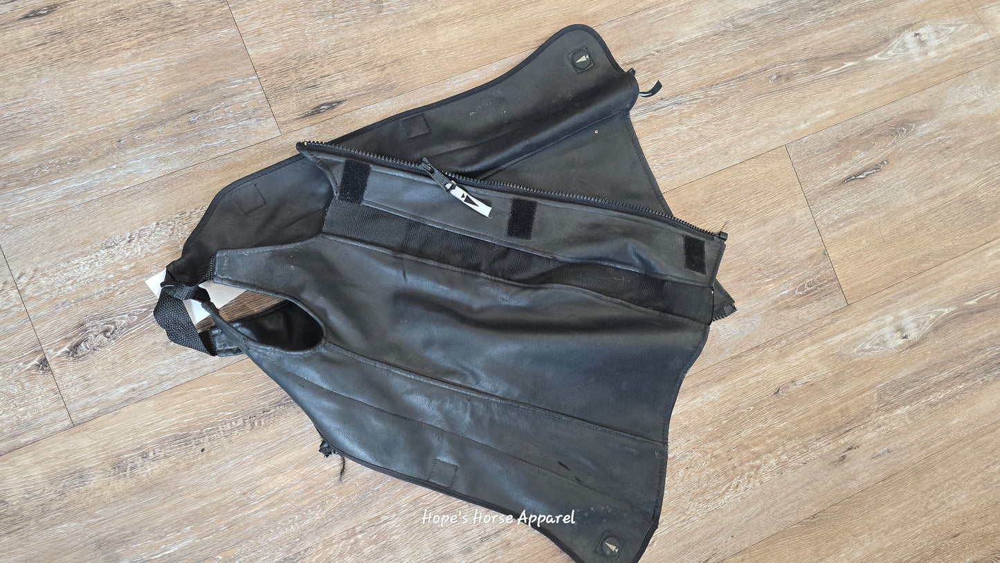 Leather Half Chaps, Small