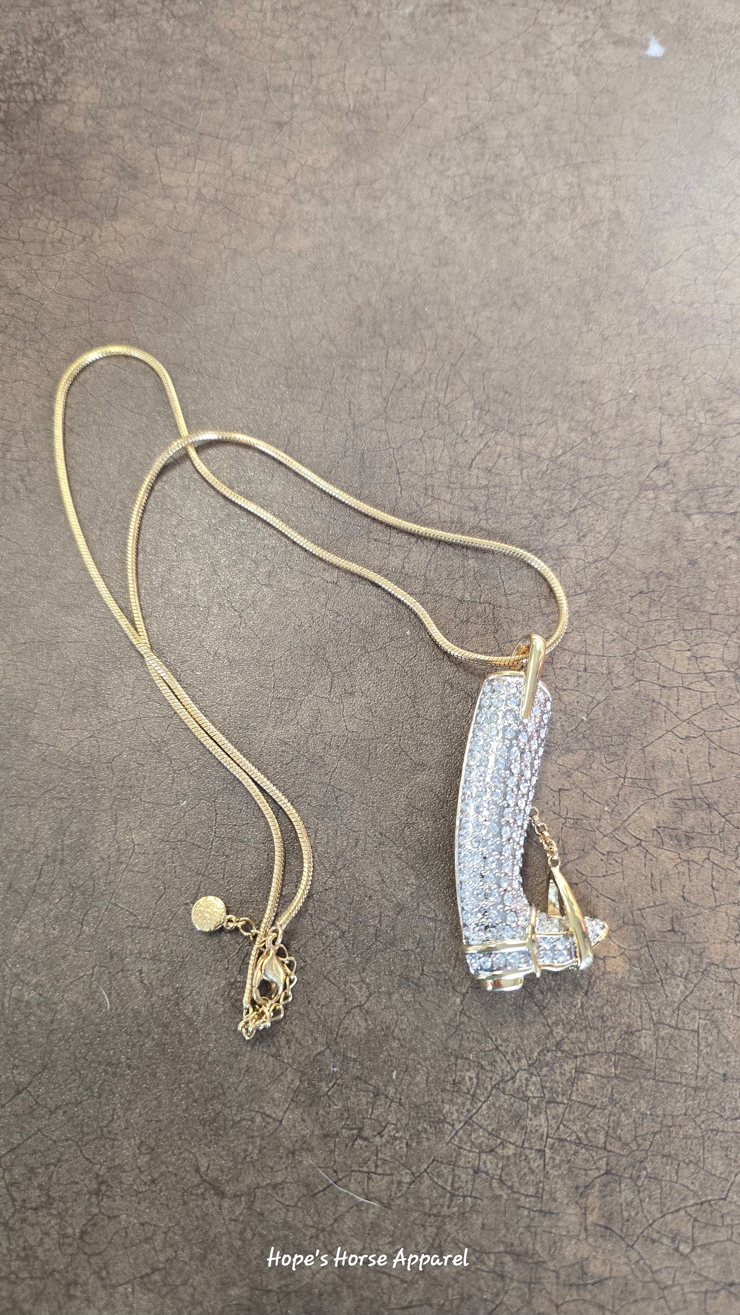 Boot Necklace