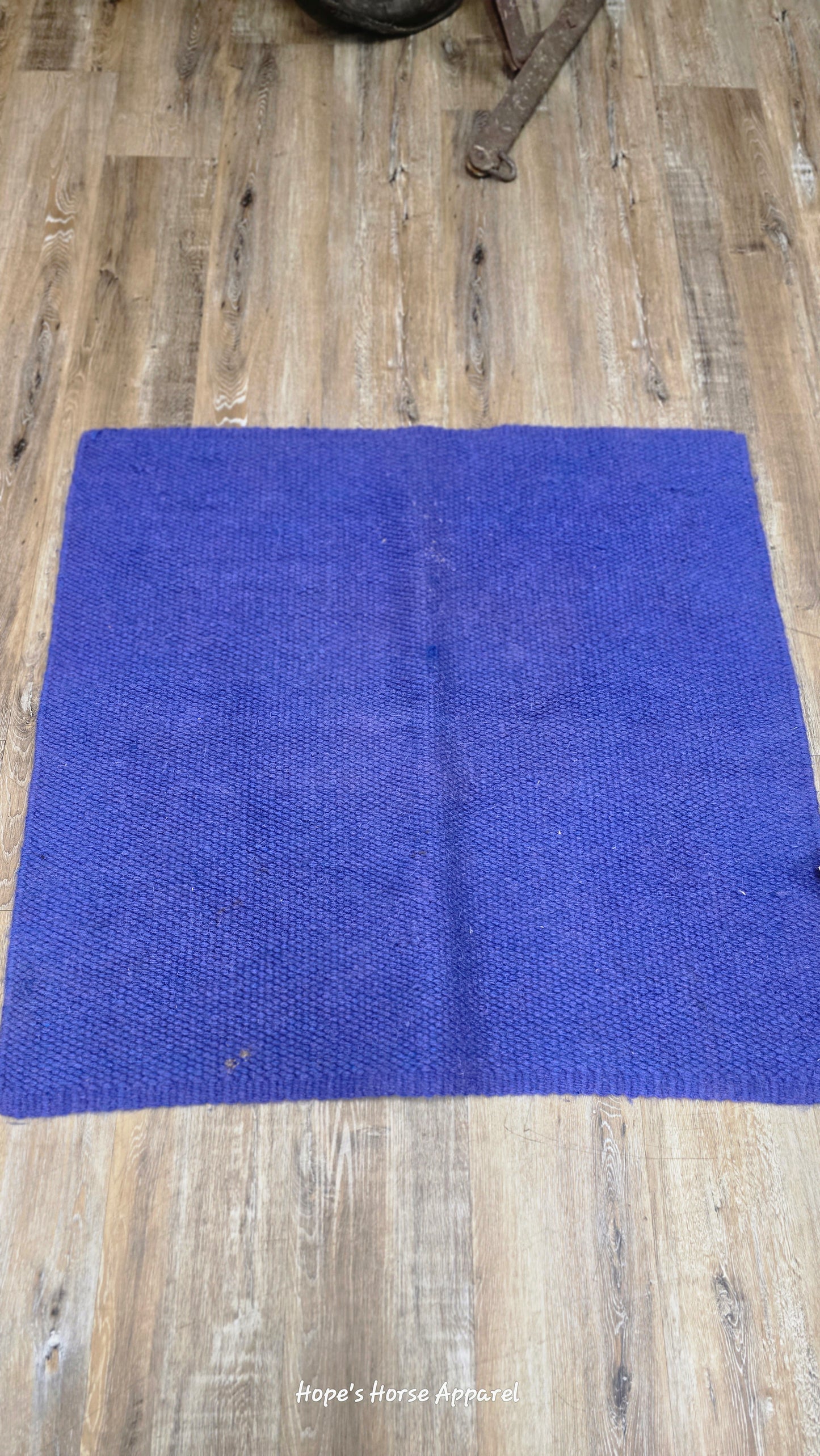 Purple Wool Saddle Blanket