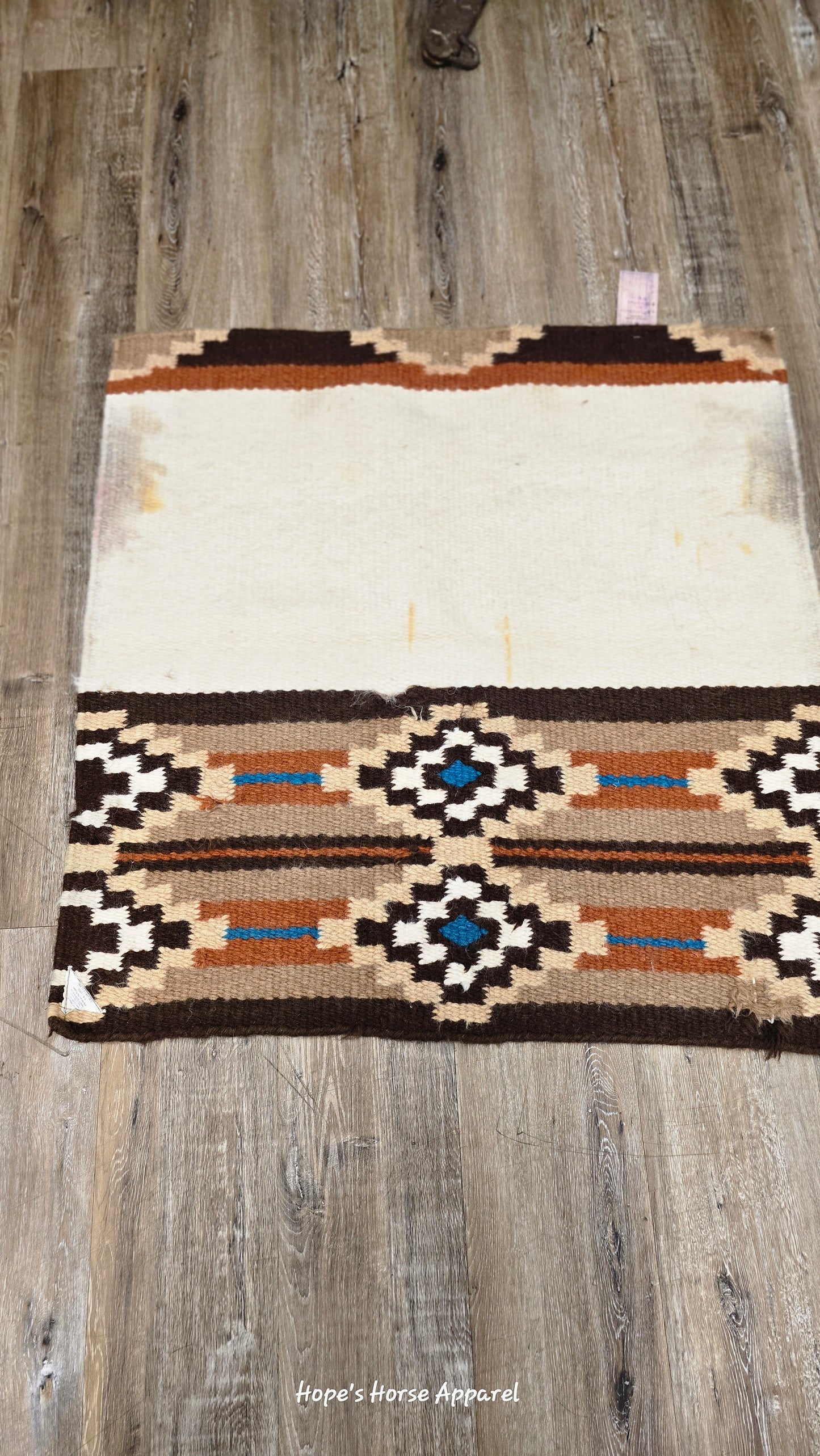 Brown Wool Saddle Blanket