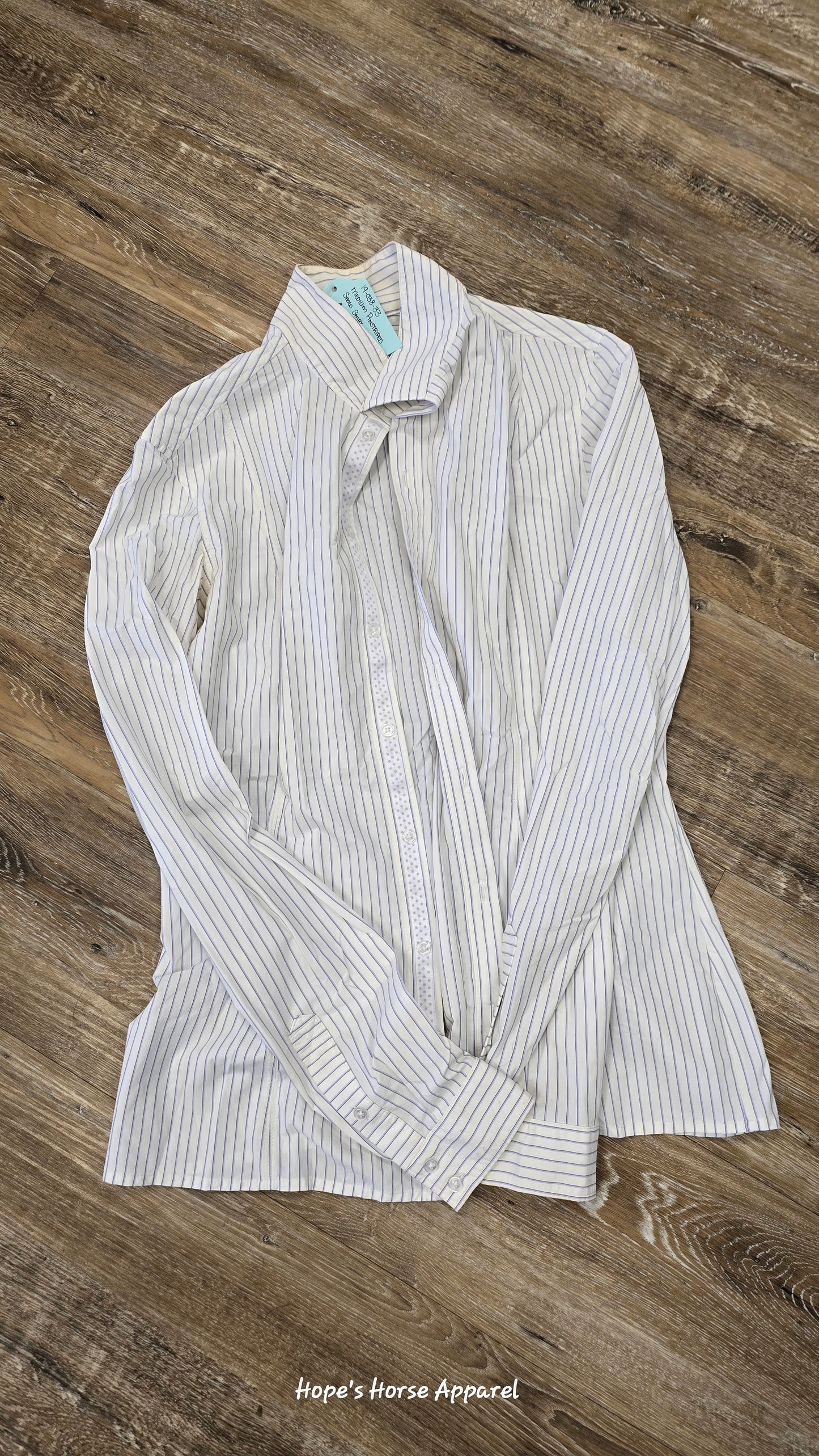 Pinstriped Show Shirt, M