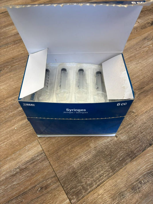Box of syringes