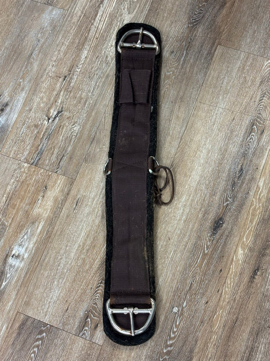 Brown Weaver western cinch, 26