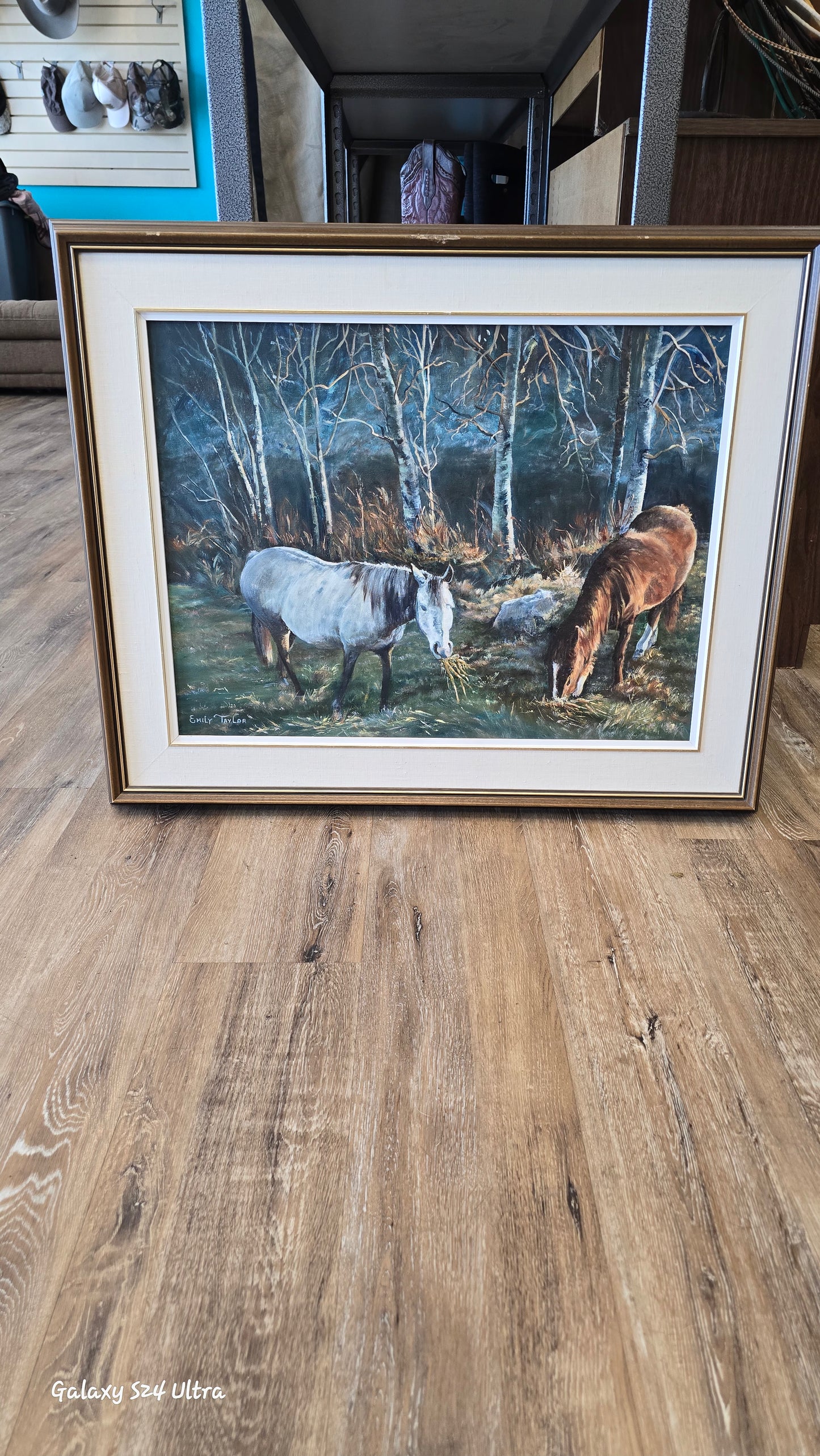 Large horse painting
