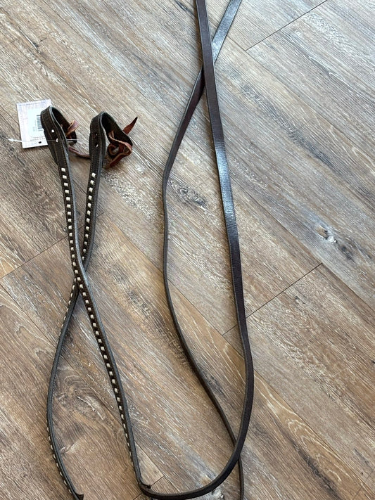 Buckstitch Split Reins