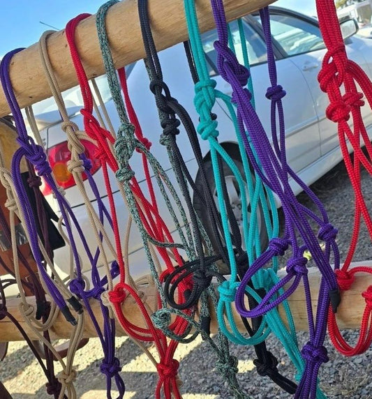 various Hope's Horse Apparel Handmade rope halters