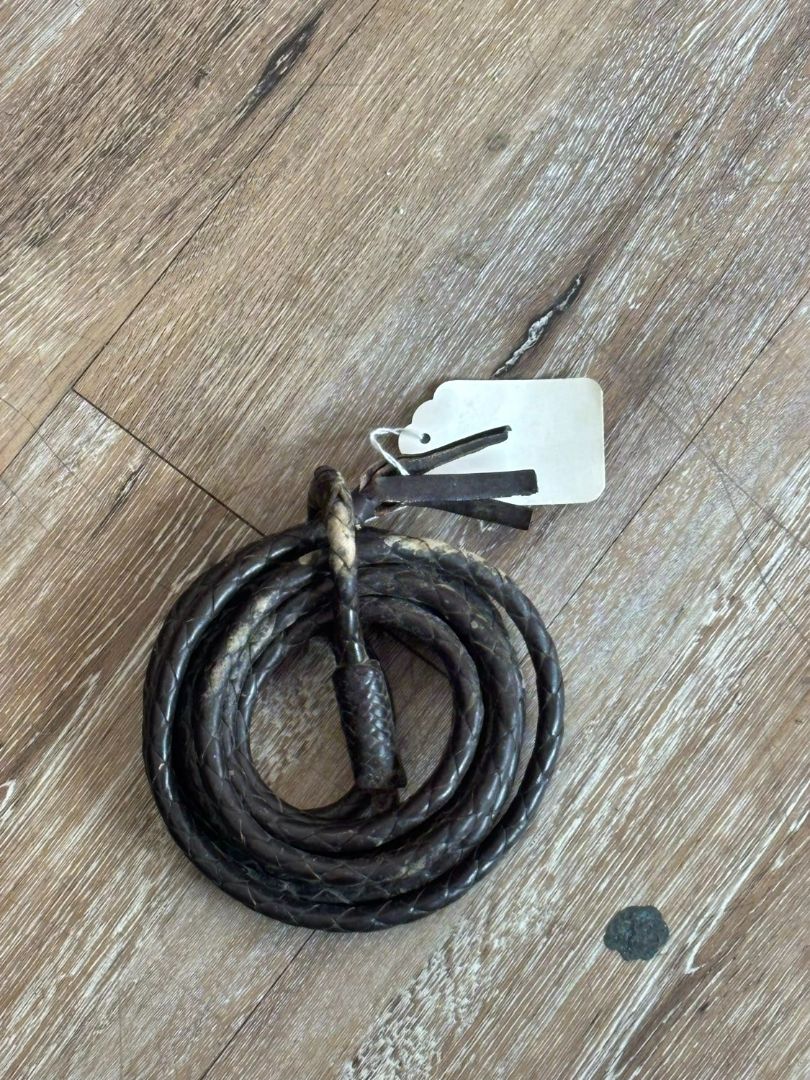 Leather Braided Riata and Hobble Set