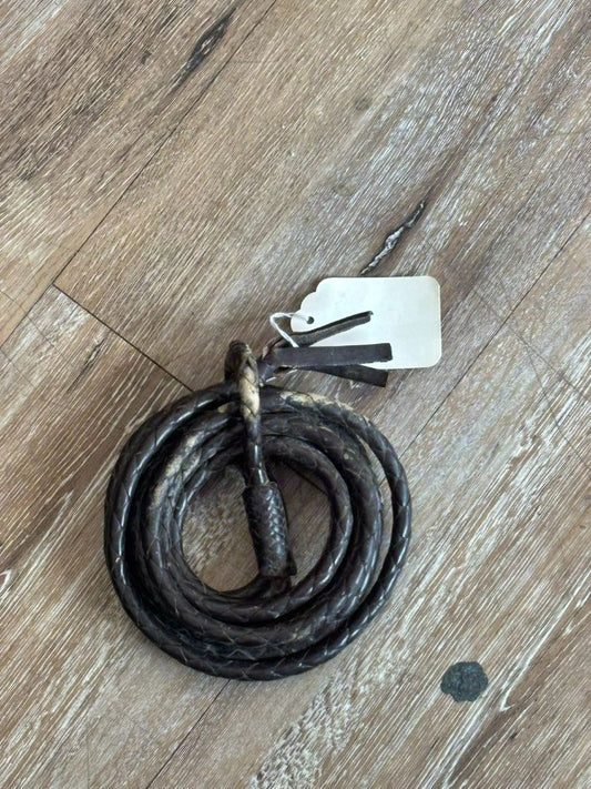 Leather Braided Riata and Hobble Set