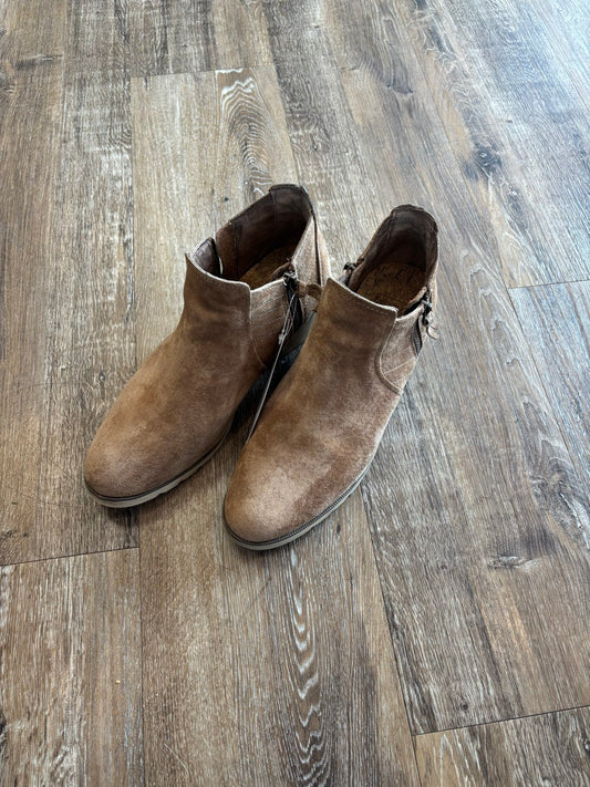Tan Booties, 9