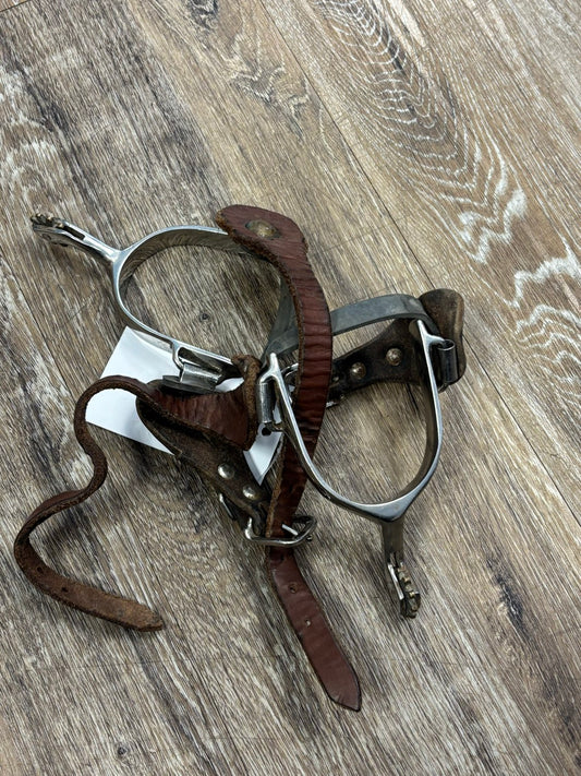Western Spurs with Straps