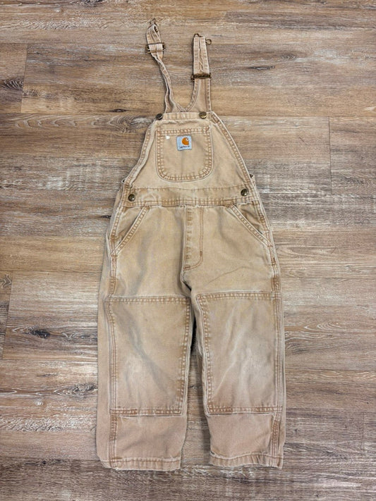 Brown Carhartt Coveralls, youth size 4T
