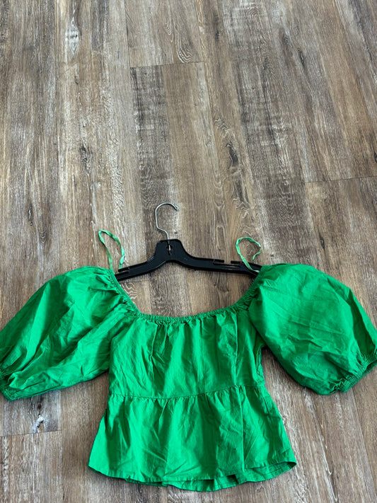 Green  Crop Top, Small