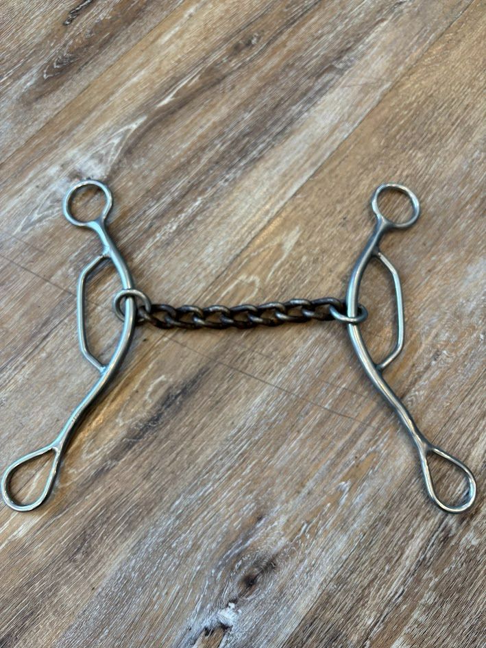Trammell chain gag bit, 5"