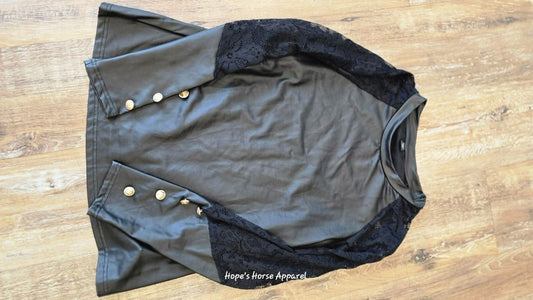 1XL leather top