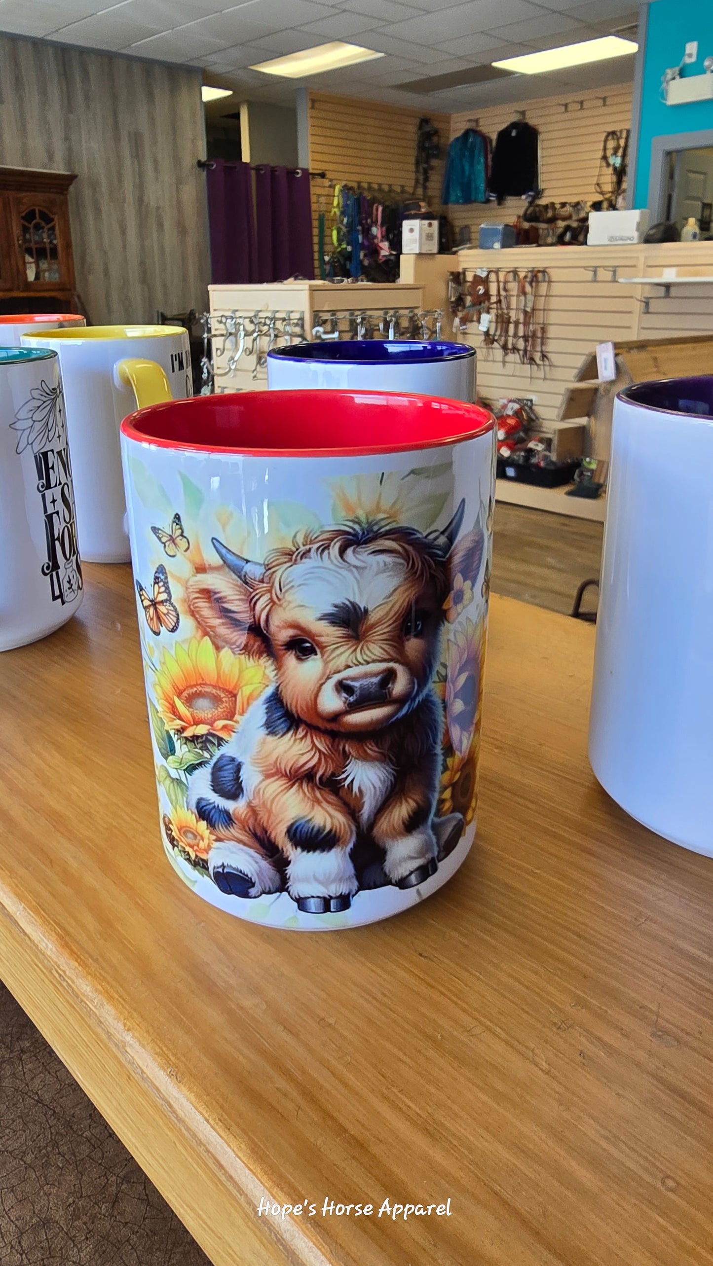 Hope's Horse Apparel custom made mug