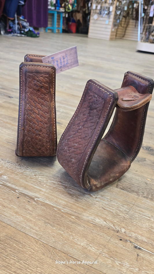 Heavy Duty Leather Stirrups