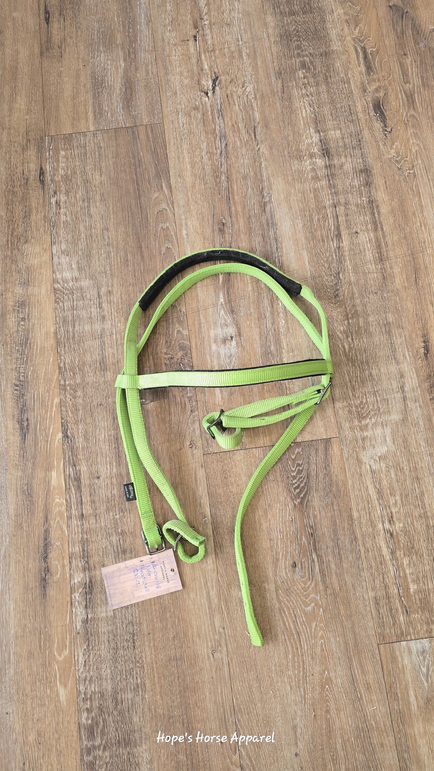 Lime Green  Nylon Headstall