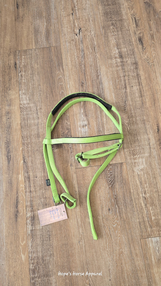 Lime Green  Nylon Headstall