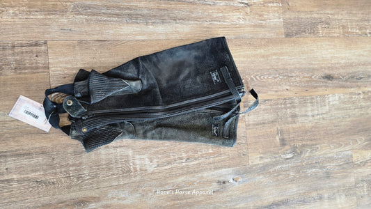 Suede Half Chaps, Large