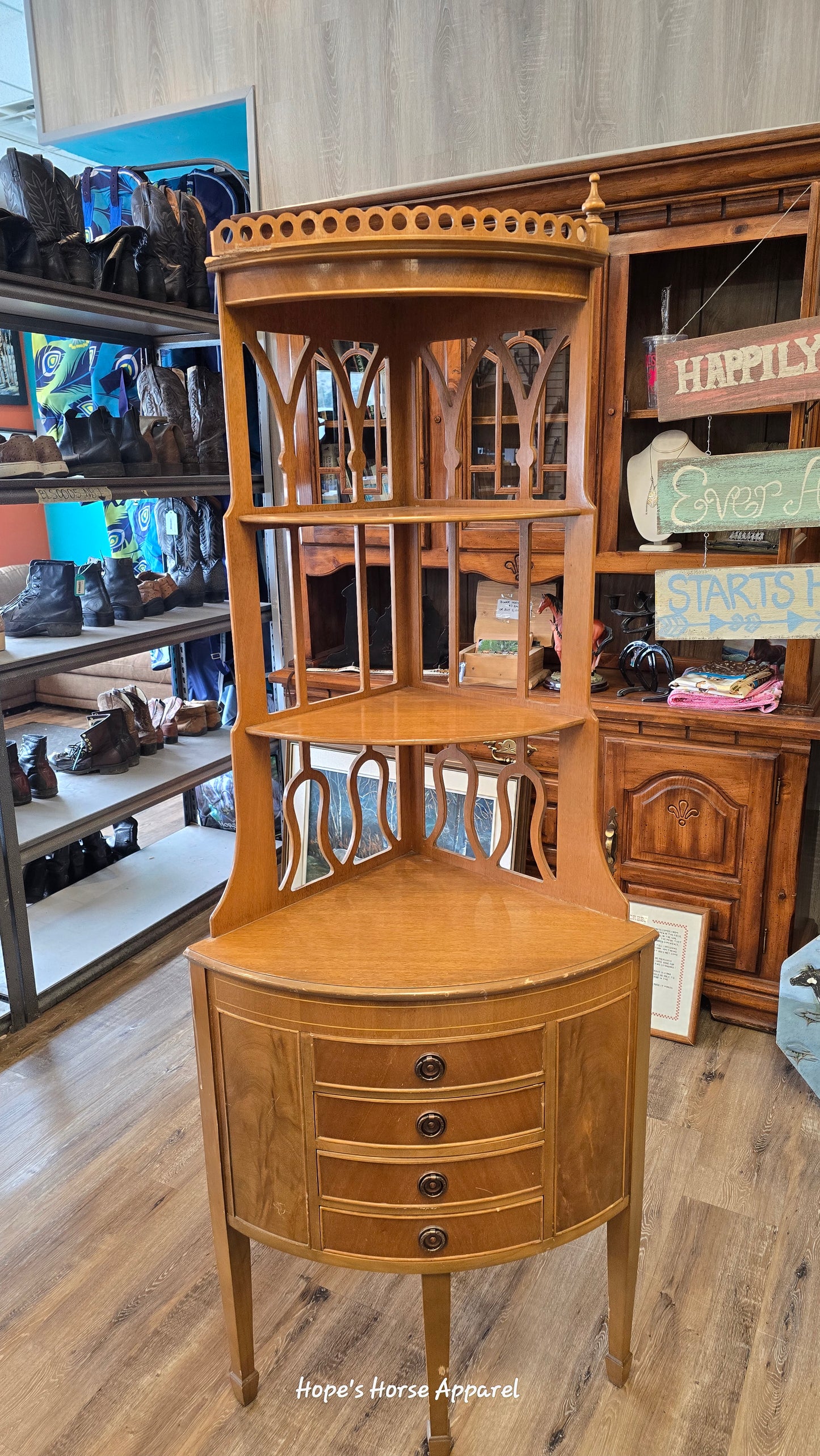 Antique Corner Cabinet