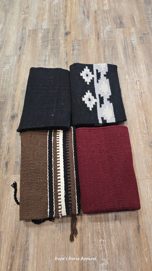 Mid Weight Wool Saddle Blanket