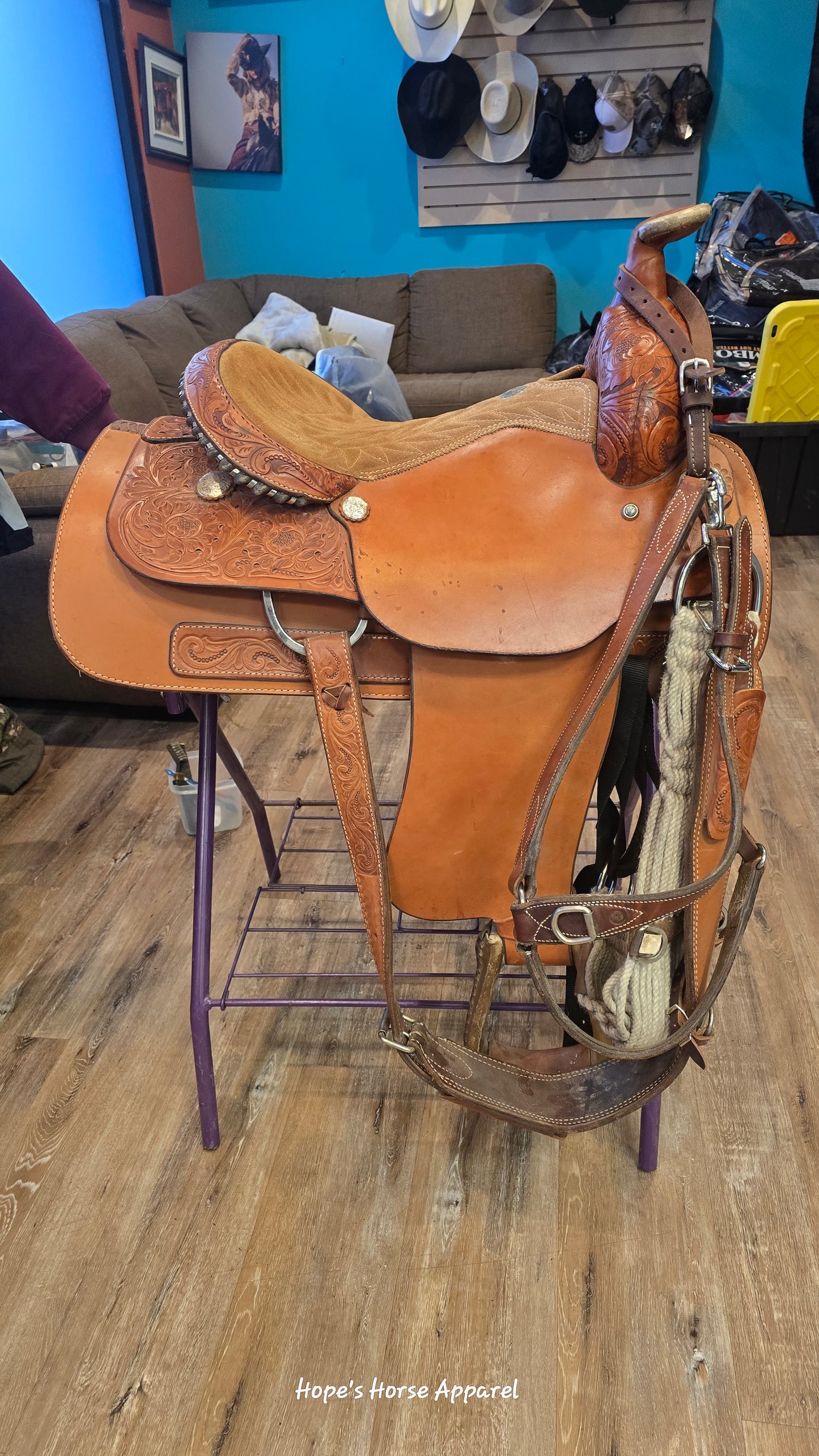 Original Billy Cook Rope Saddle