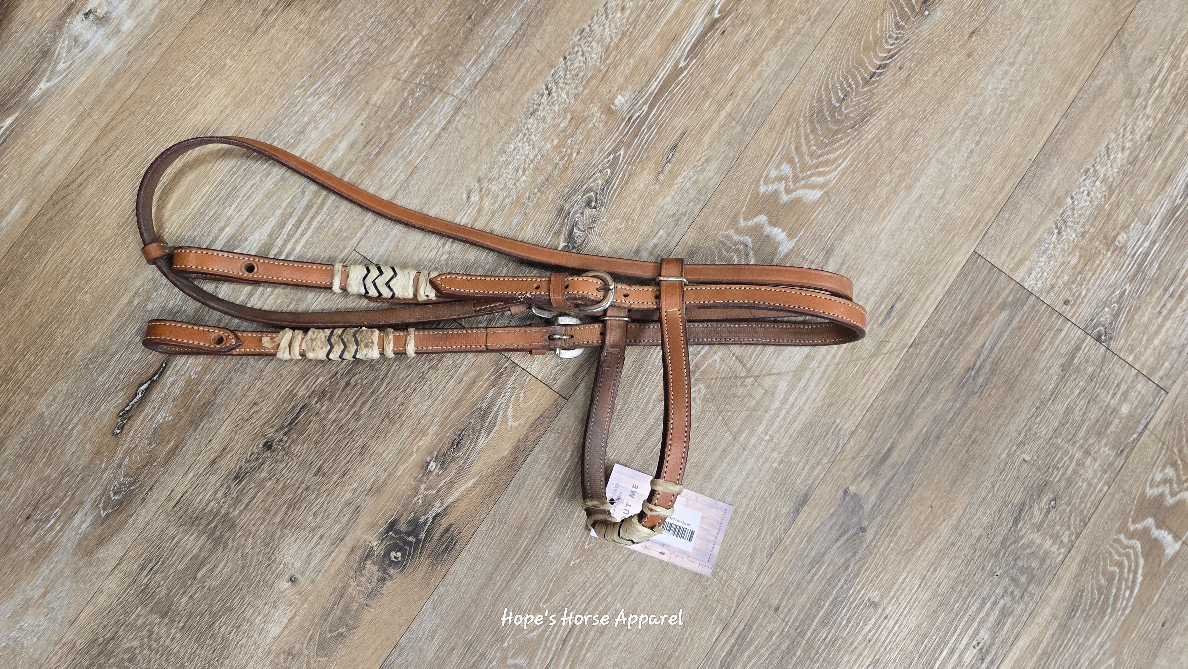 Rawhide Wrapped Headstall