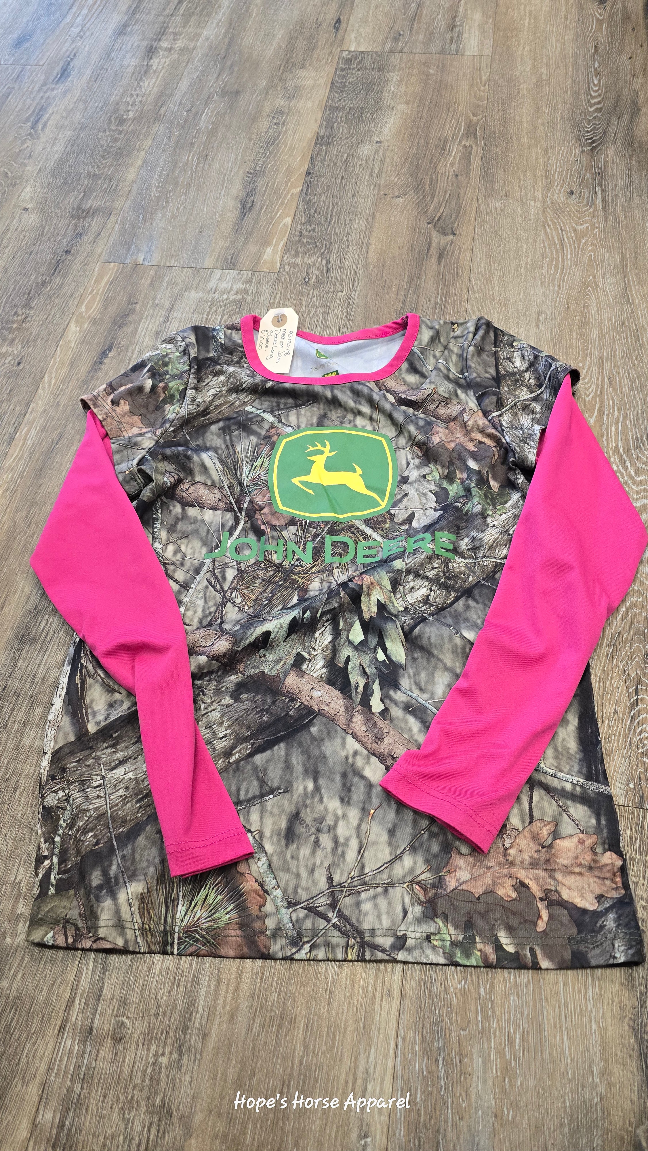 John Deere Long Sleeve Girls Shirt, 10