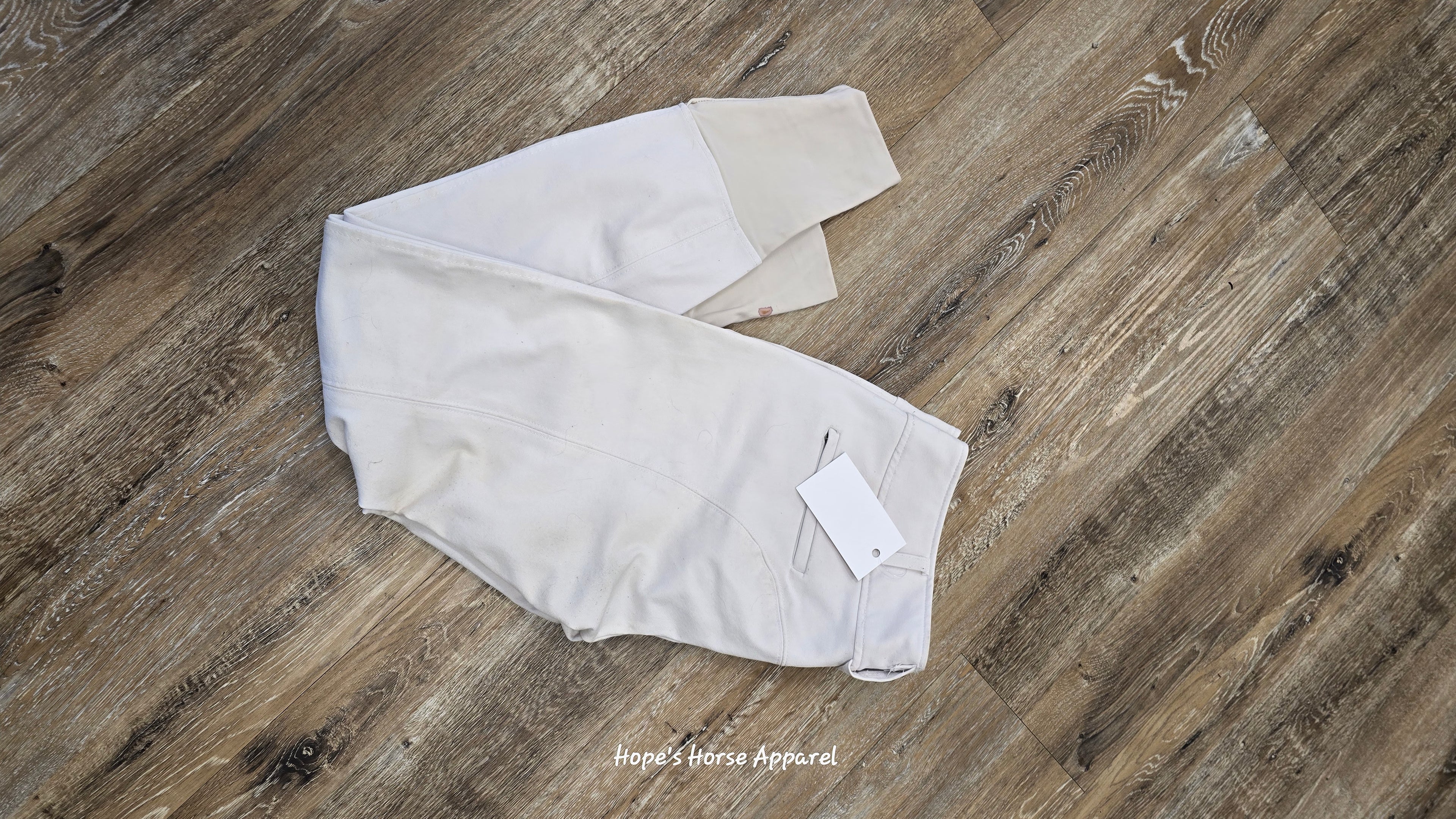 White Equine Coutre Breeches, 28