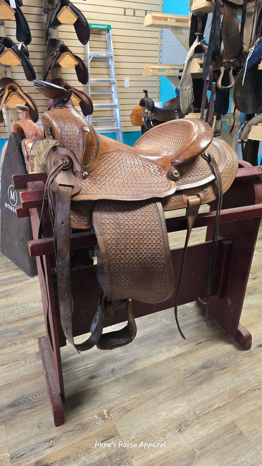 AB Parrott Custom Western Working Saddle