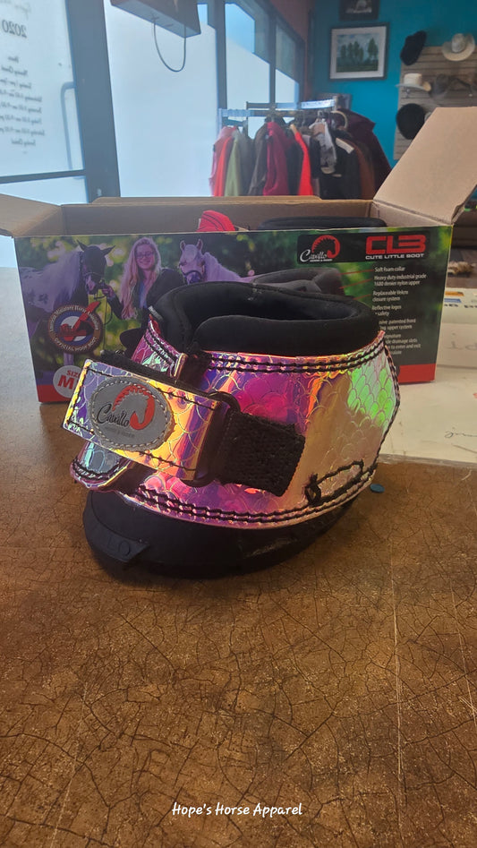 Unicorn Pink Cavallo CLB Mini Hoof Boots, M3