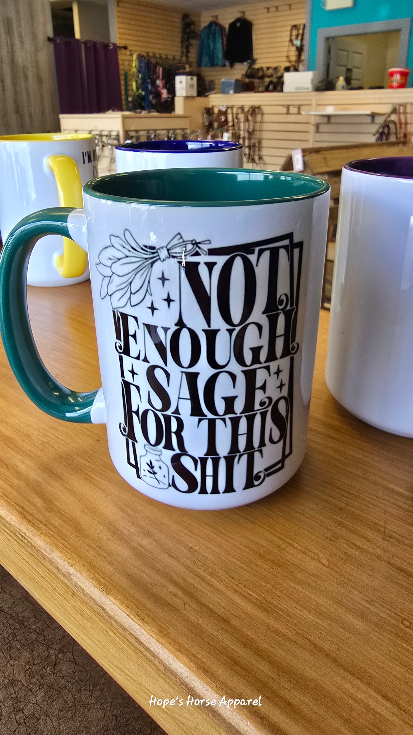 Hope's Horse Apparel custom made mug