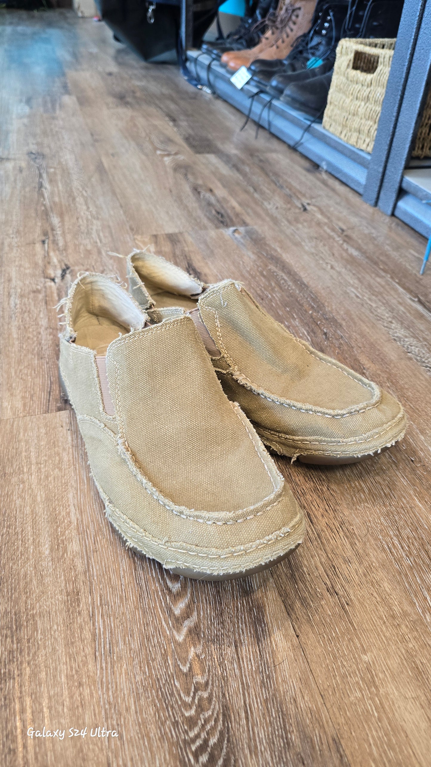 Tony Lama Men's Slip Ons, 10.5