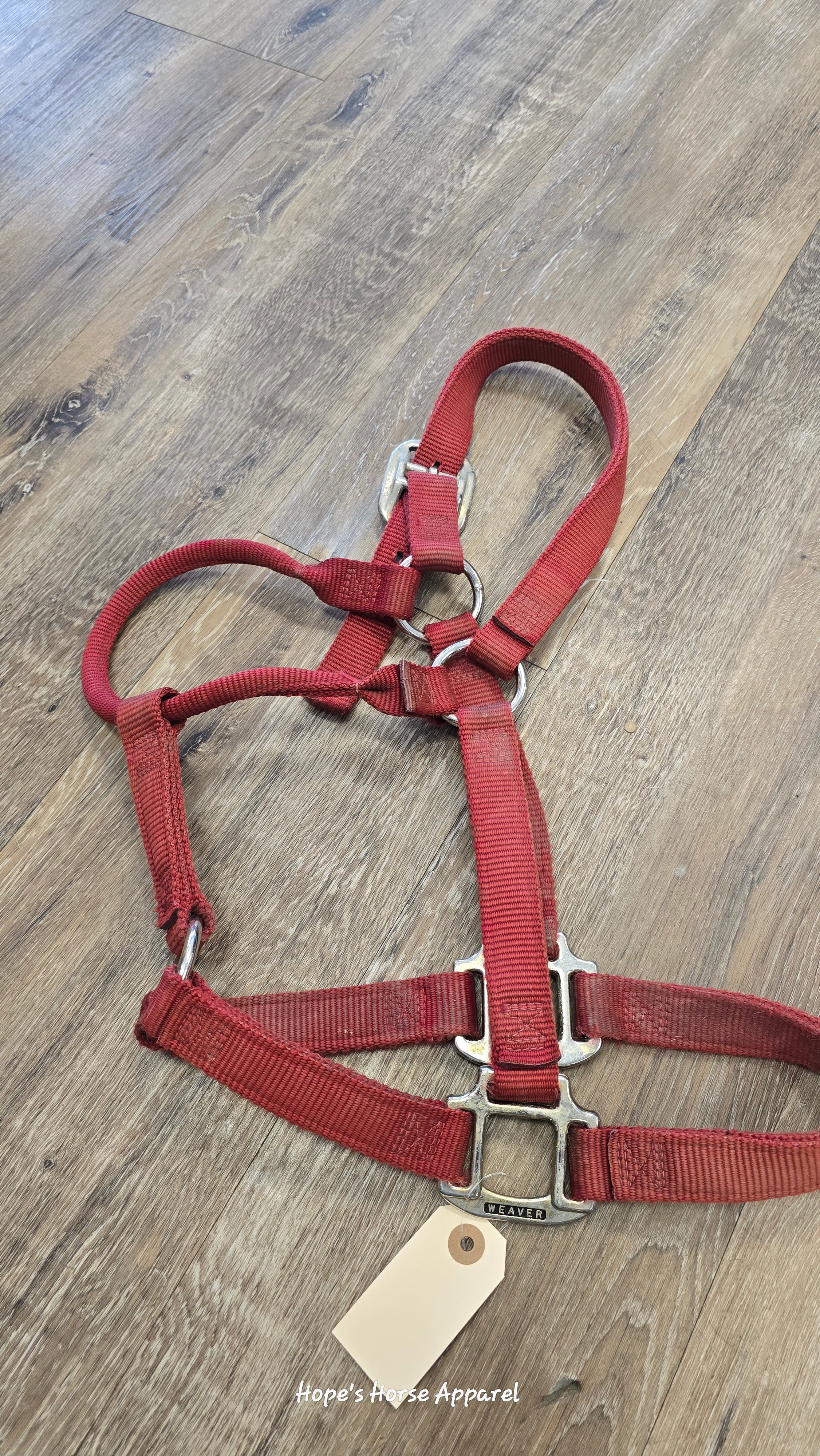 Red  Nylon Halter