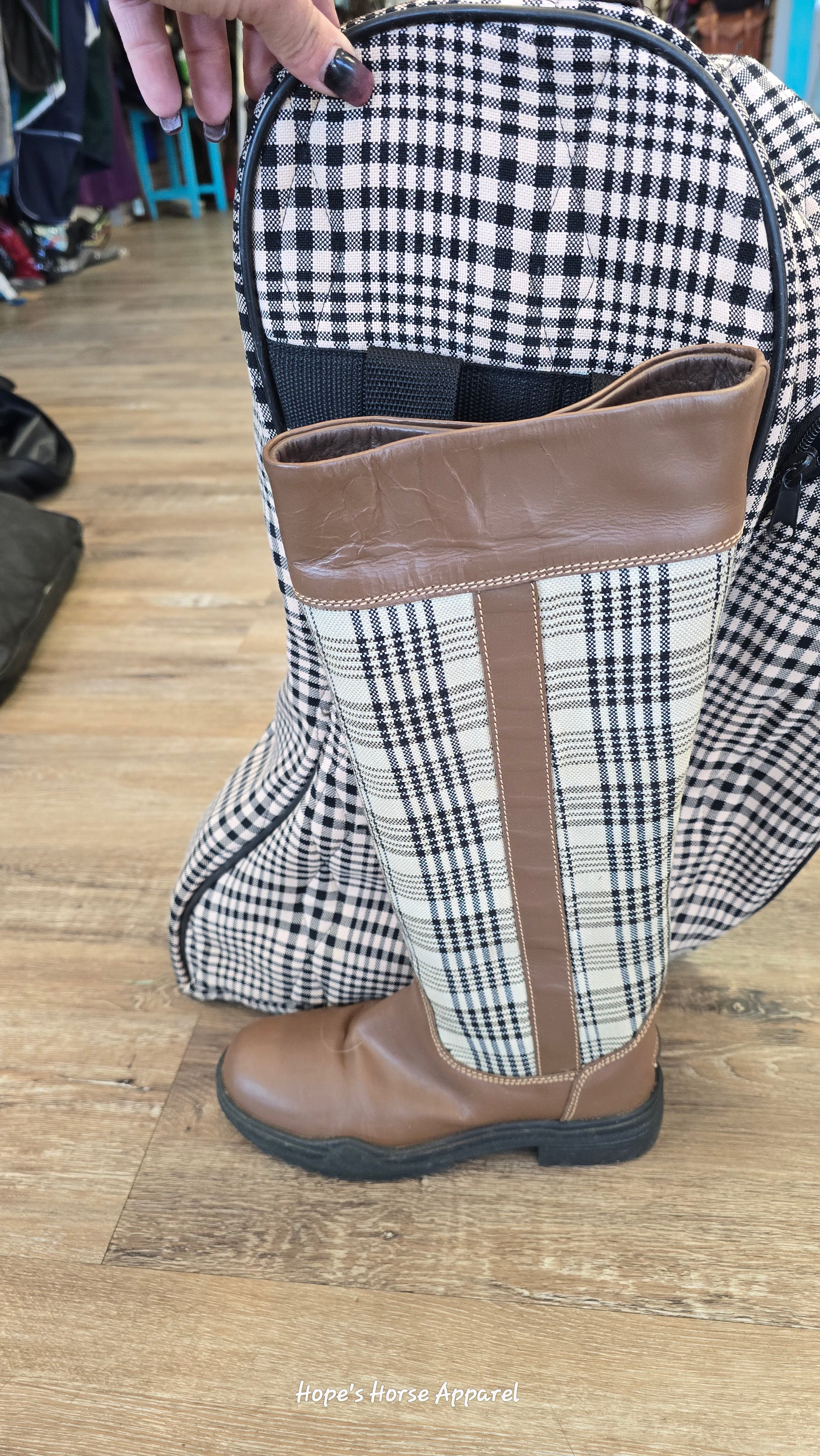 SA Baker Tall Boots with Boot Bag, 8