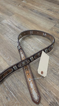 Tony Lama Cowhide Belt, 34"
