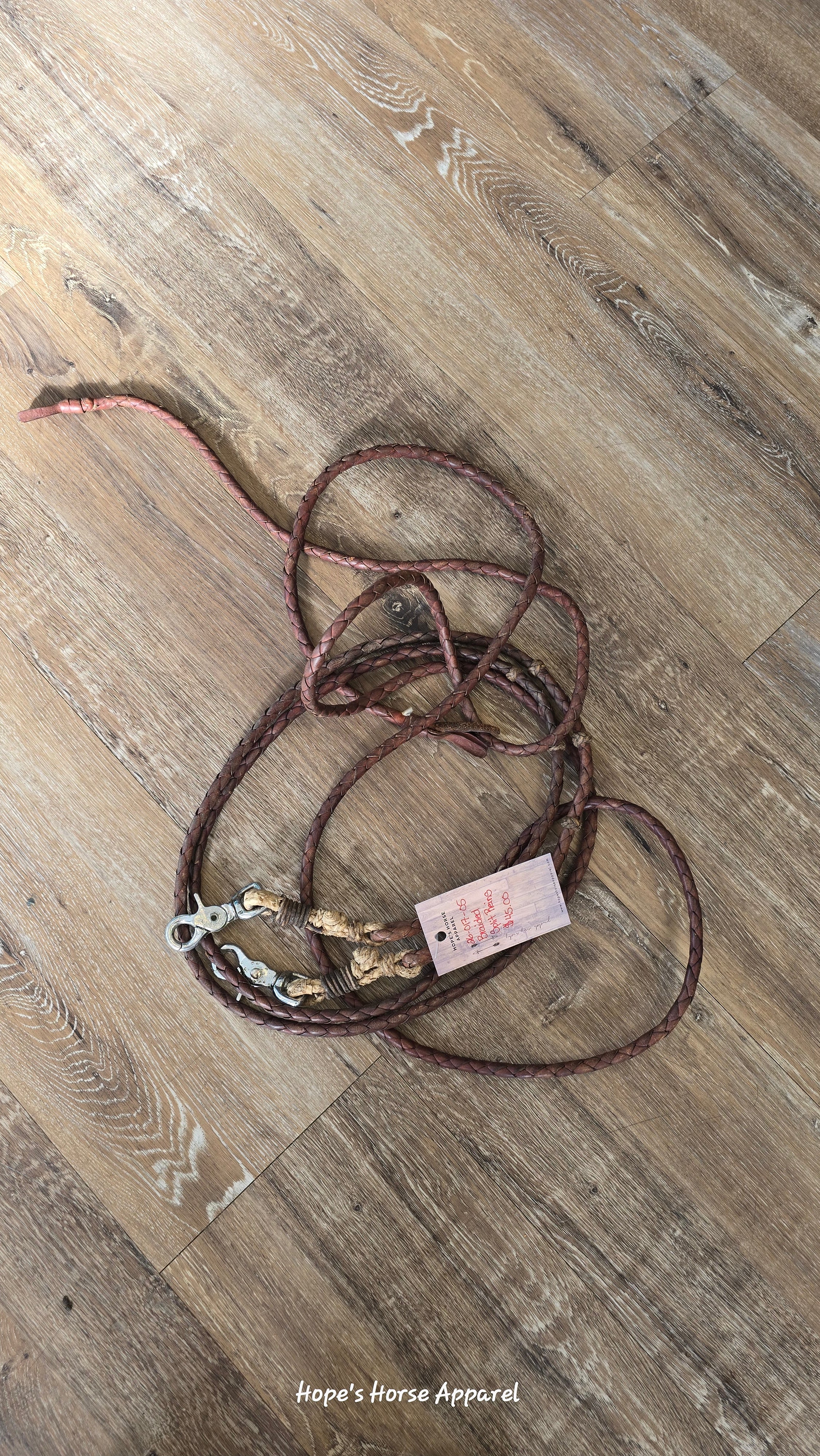 Braided Split Reins