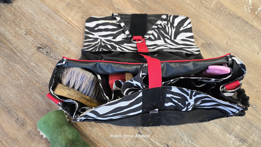 Classic Equine Brush Bag with Brushes
