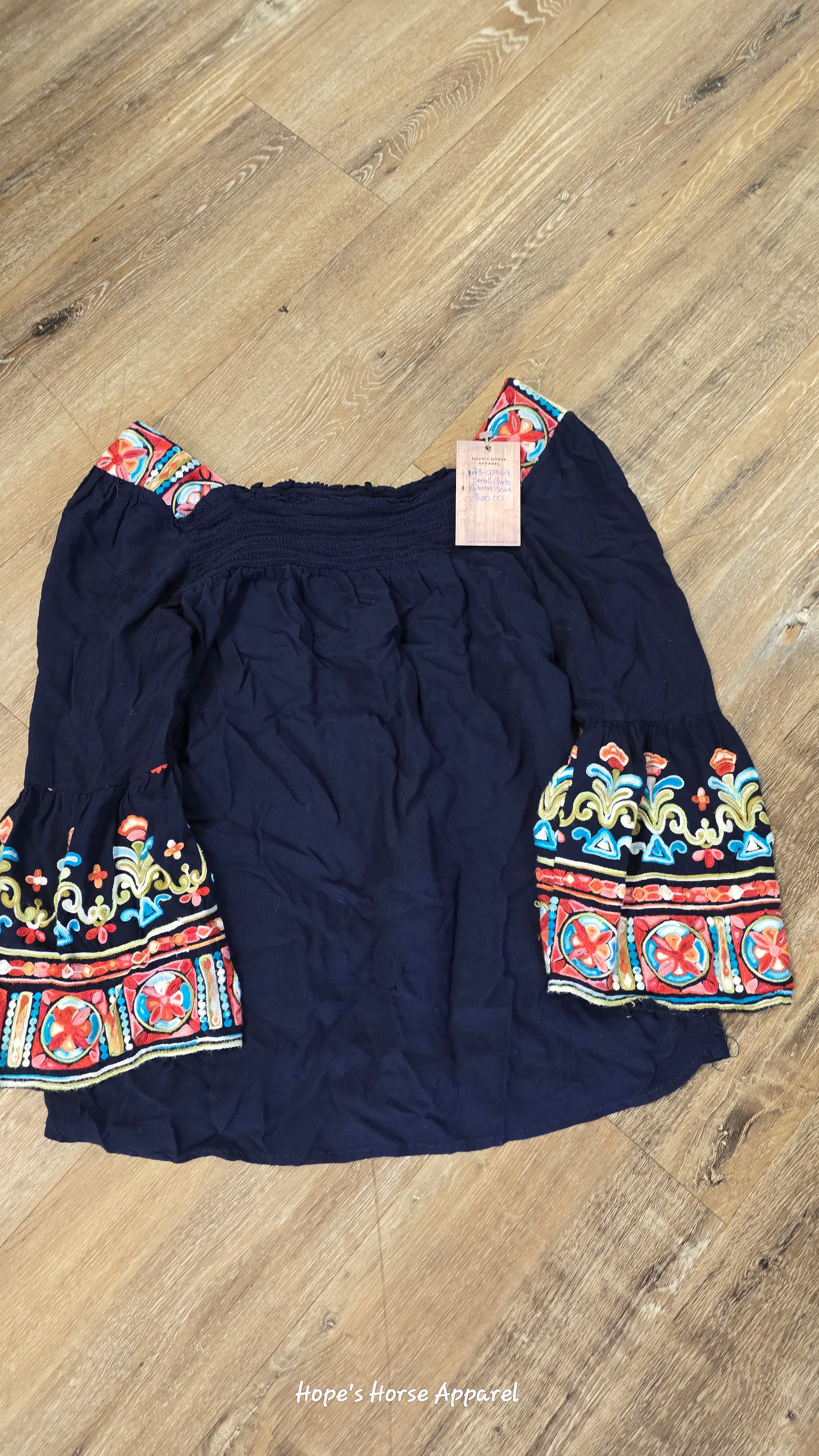 Wrangler Girls Dress Shirt, Small