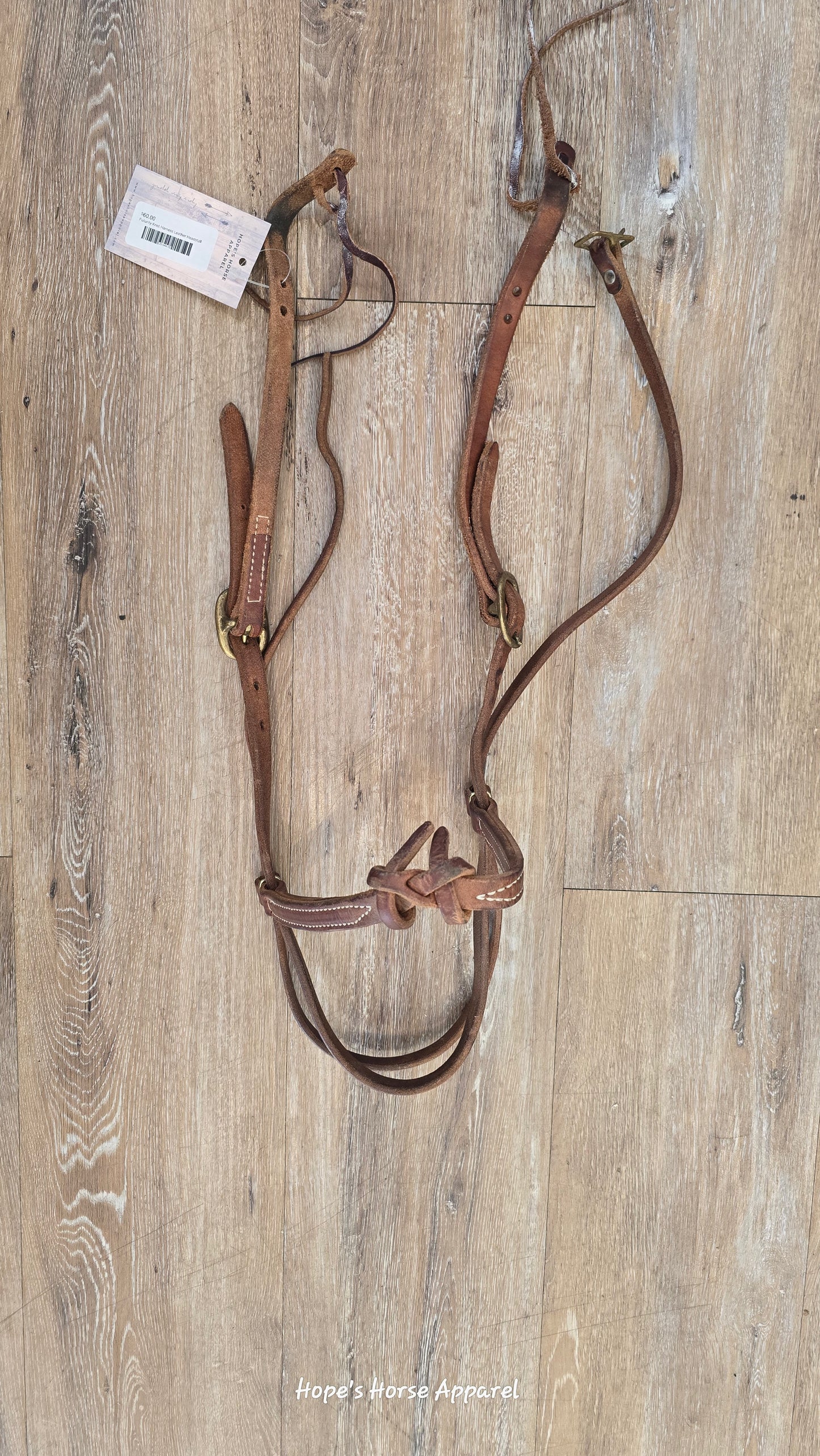 Futurity Knot Harness Leather Headstall