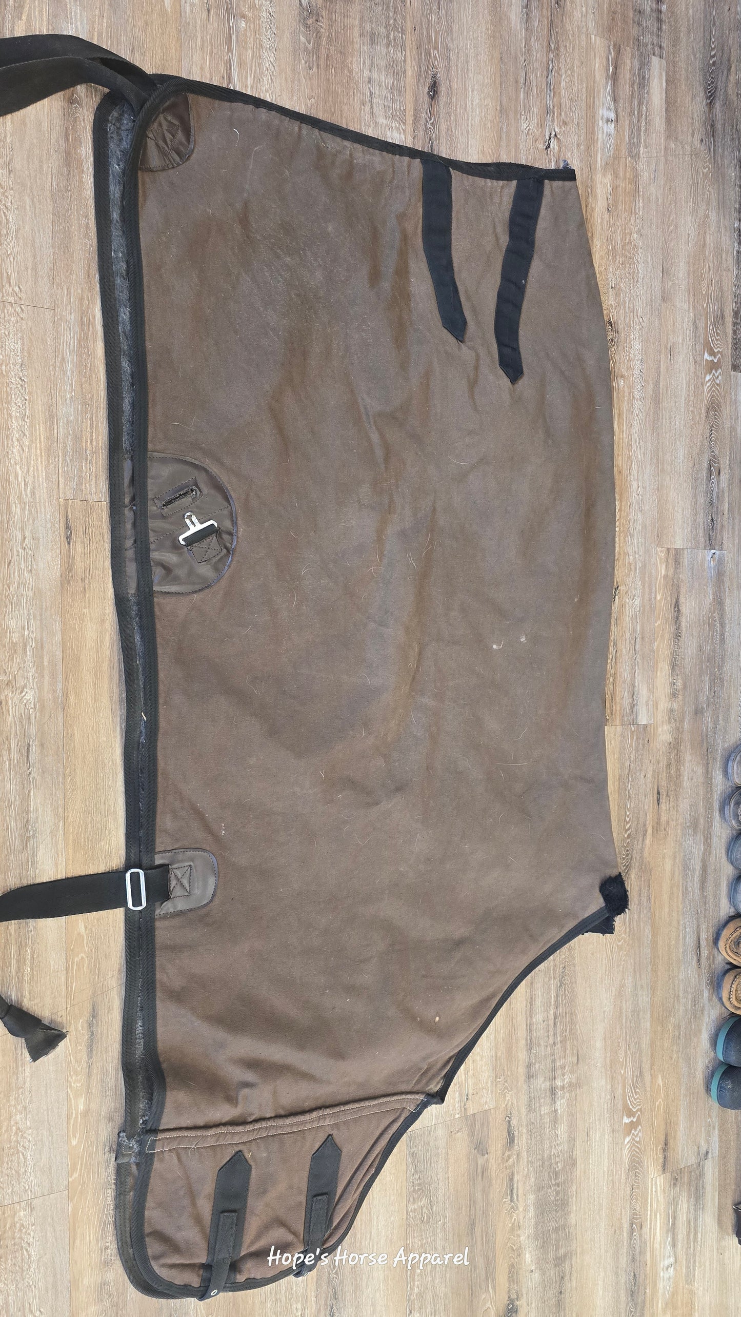 Wool Lined Canvas Blanket, 69"