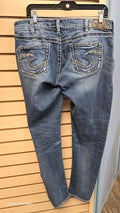 Silver Skinny Jeans